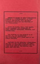 Load image into Gallery viewer, Impact's Guide To Self-Publishing Comics #1 Comic Book Back Cover Art
