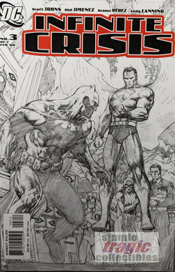 Infinite Crisis #3 2nd Print Comic Book Cover Art by Jim Lee