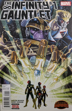 Infinity Gauntlet #1 Comic Book Cover Art by Dustin Weaver