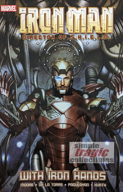 Iron Man: Director Of SHIELD - With Iron Hands TPB Cover Art by Adi Granov