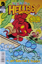 Load image into Gallery viewer, Itty Bitty Hellboy: The Search For The Were-Jaguar #1 Comic Book Cover Art by Art Baltazar
