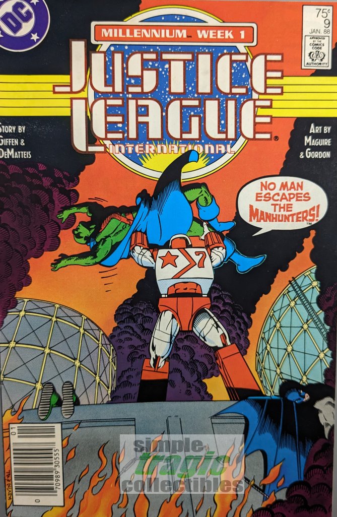 Justice League International #9 Comic Book Cover Art