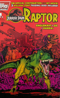 Jurassic Park: Raptor #1 Comic Book Cover Art by Armando Gil