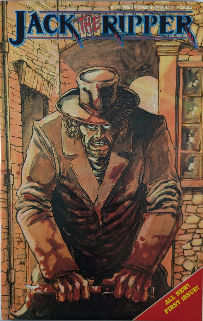 Jack The Ripper #1 Comic Book Cover Art by Brooks Hagan