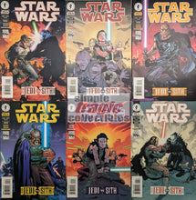 Load image into Gallery viewer, Star Wars: Jedi Vs. Sith #1-6 Comic Book Cover Art by Andrew Robinson
