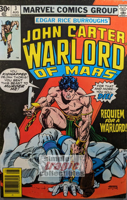 John Carter Warlord Of Mars #3 Comic Book Cover Art by Gil Kane
