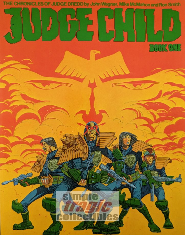 Judge Child Book One Graphic Novel Cover Art