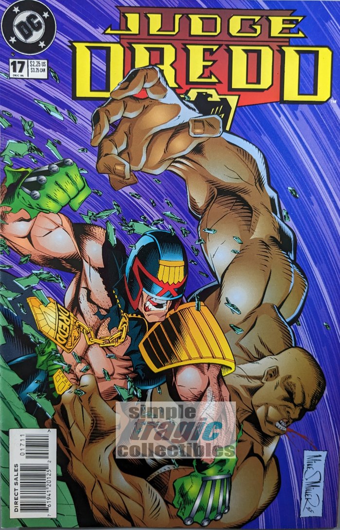 Judge Dredd #17 Comic Book Cover Art by Mike S. Miller
