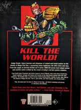 Load image into Gallery viewer, Judge Dredd: Death Aid Trade Paperback Back Cover Art by Carlos Ezquerra
