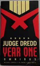 Load image into Gallery viewer, JUDGE DREDD: YEAR ONE OMNIBUS Paperback Front Cover Art
