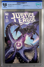 Load image into Gallery viewer, Justice League (2018) #1 (Crain Exclusive A) CBCS 9.8 White Pages Comic Book Cover Art by Clayton Crain
