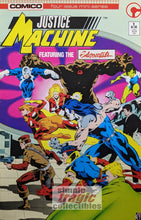 Load image into Gallery viewer, Justice Machine #1 Comic Book Cover Art by Mike Gustovich
