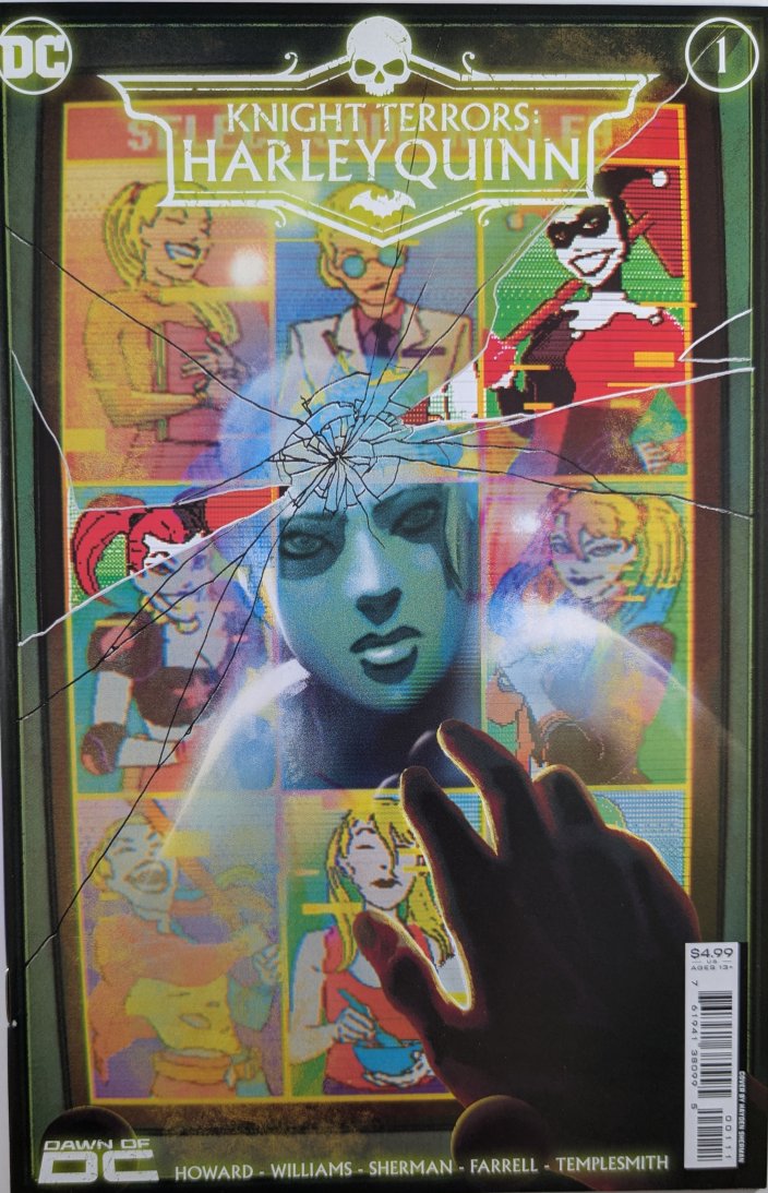 Knight Terrors: Harley Quinn #1 Comic Book Cover Art by Hayden Sherman