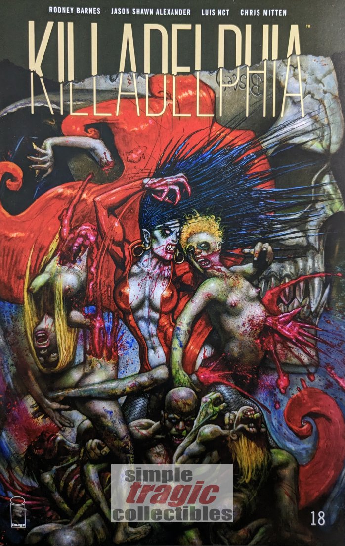 Killadelphia #18 Comic Book Cover Art by Simon Bisley