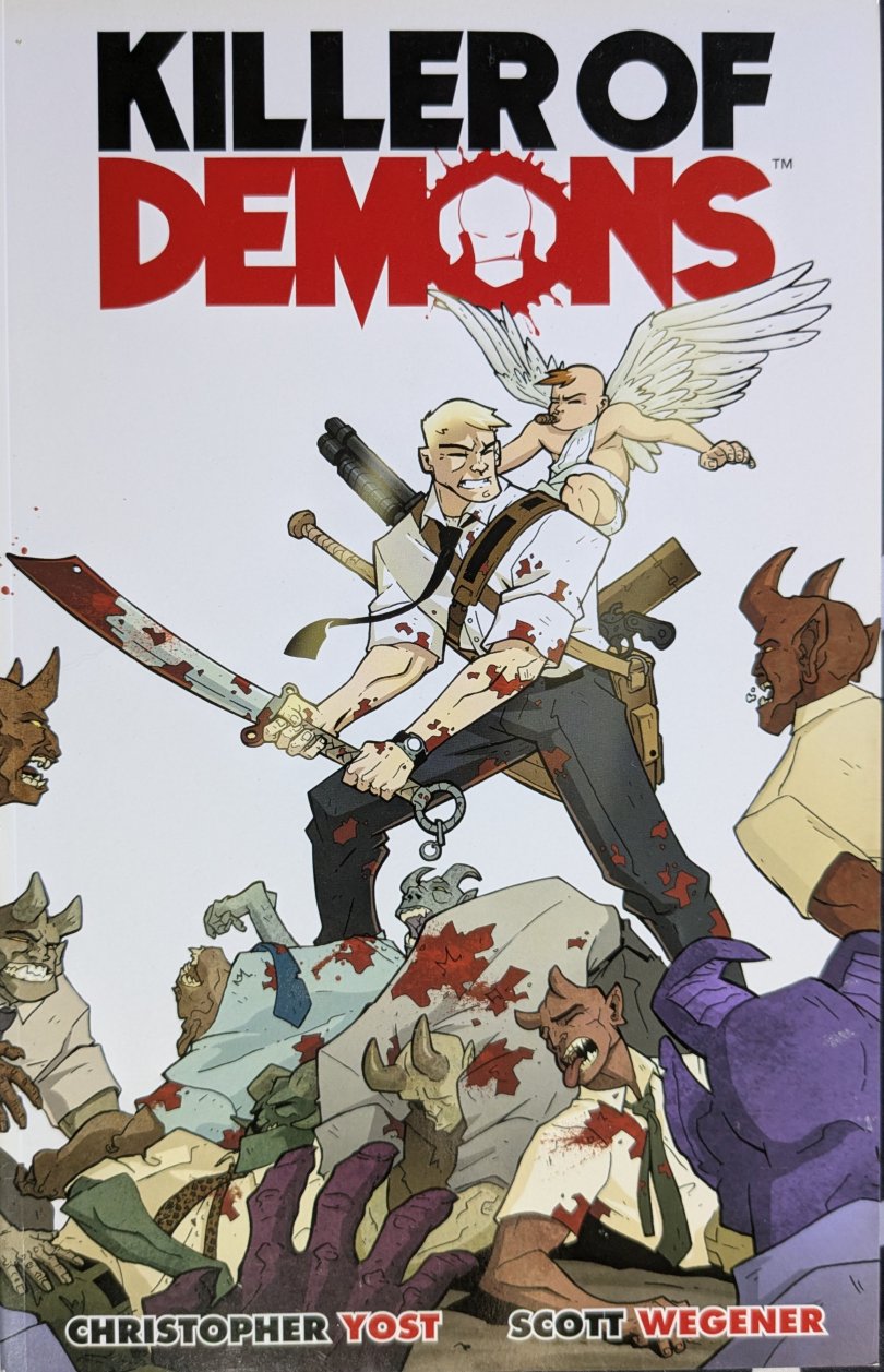 Killer Of Demons Trade Paperback Volume One Comic Book Cover Art by Scott Wegener