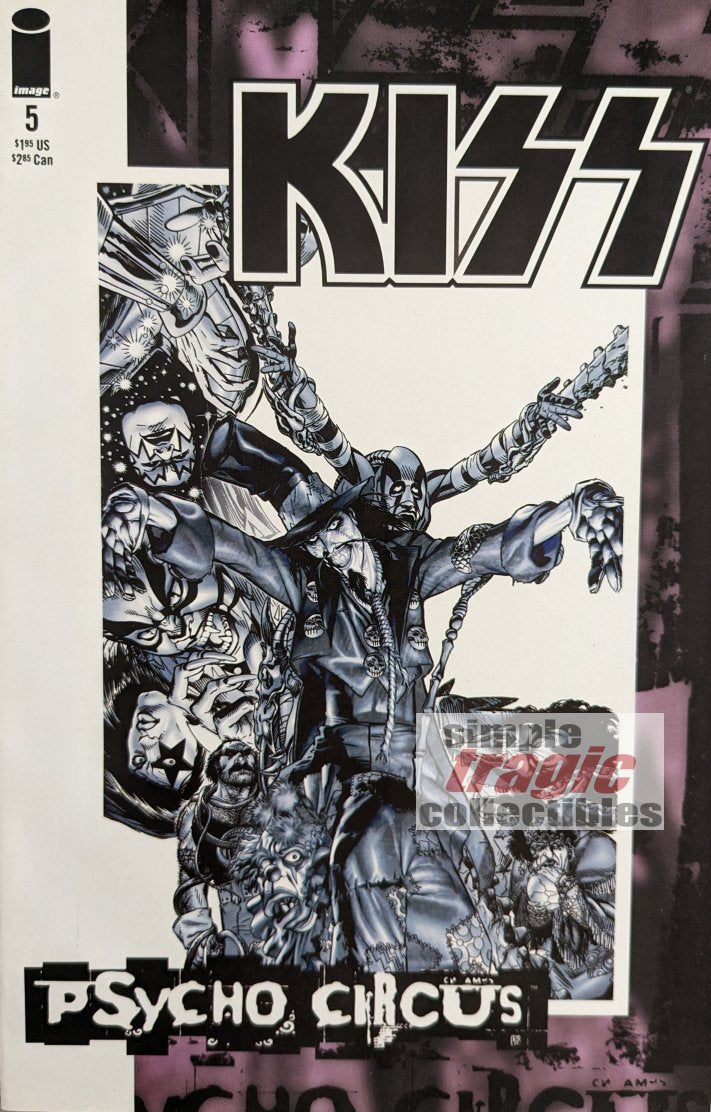 KISS: Psycho Circus #5 Comic Book Cover Art by Michael Golden