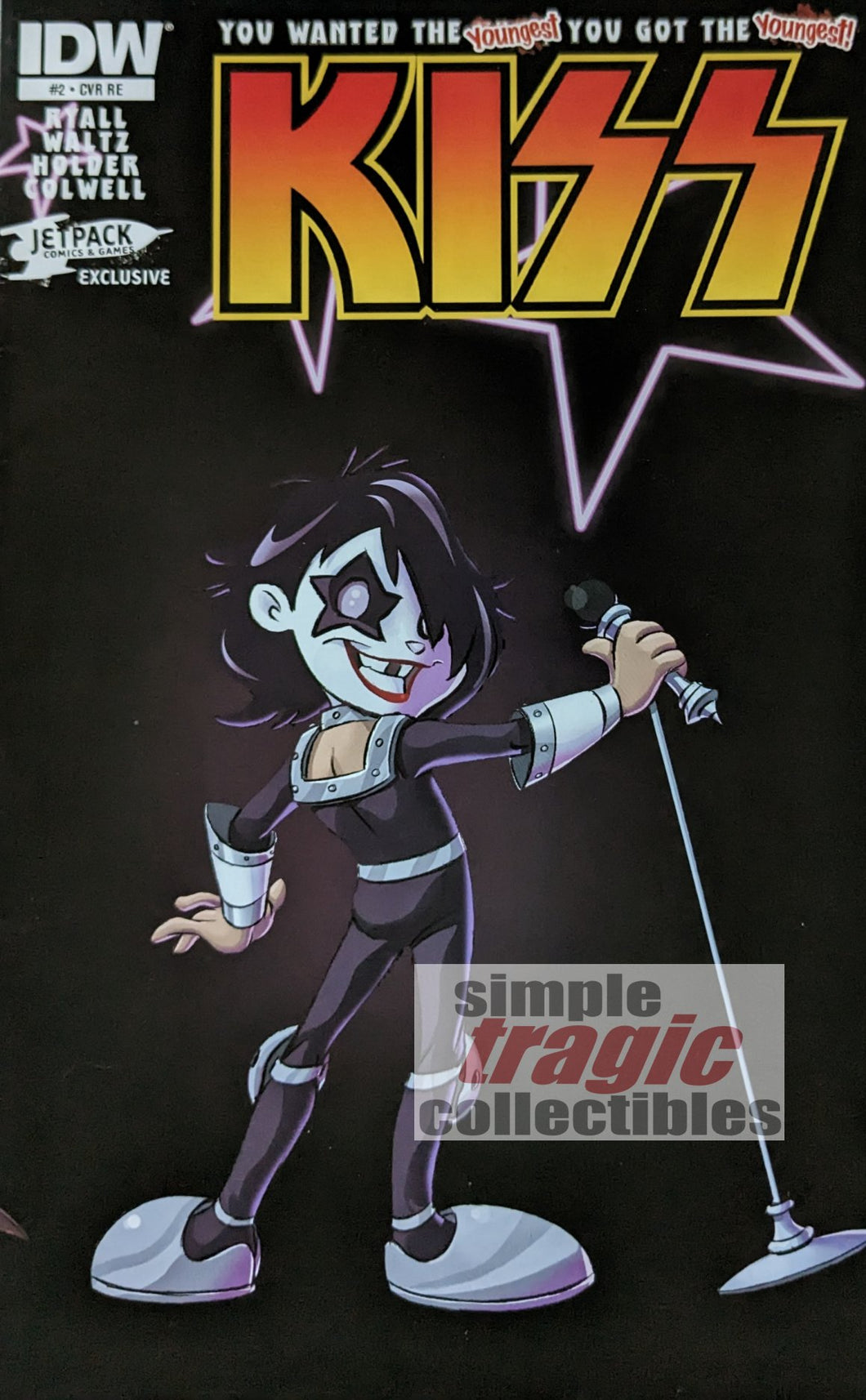 Kiss Kids #2 Comic Book Cover Art by Dan Schoening