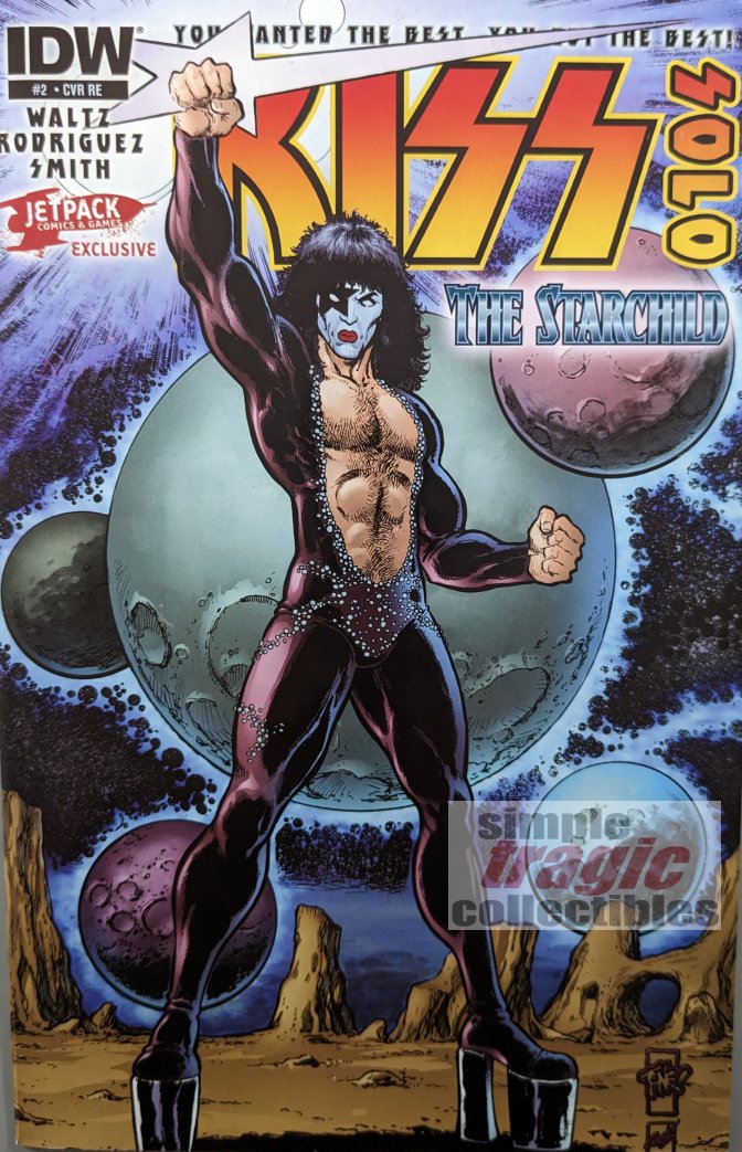 Kiss Solo #2 Comic Book Cover Art by Tone Rodriguez