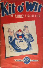 Load image into Gallery viewer, KIT O' WIT - THE FUNNY SIDE OF LIFE, 1944 EDITION Book Front Cover Art
