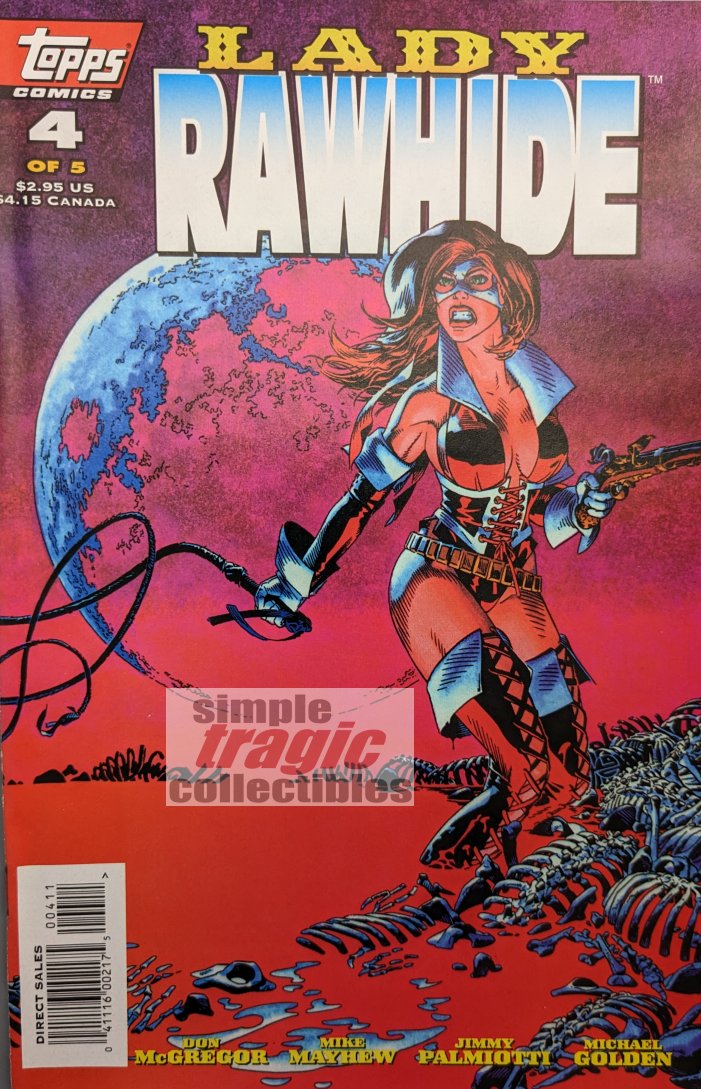 Lady Rawhide #4 Comic Book Cover Art by Michael Golden