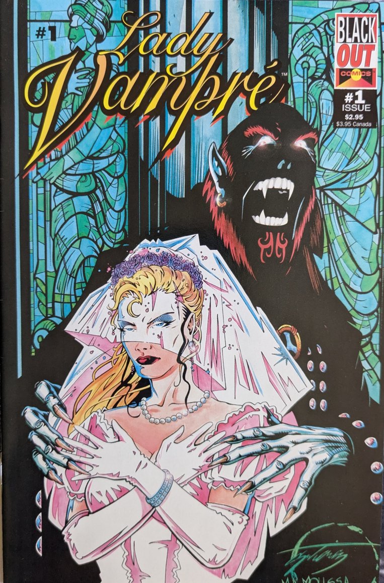 Lady Vampre #1 Comic Book Cover Art by Dave Gutierrez