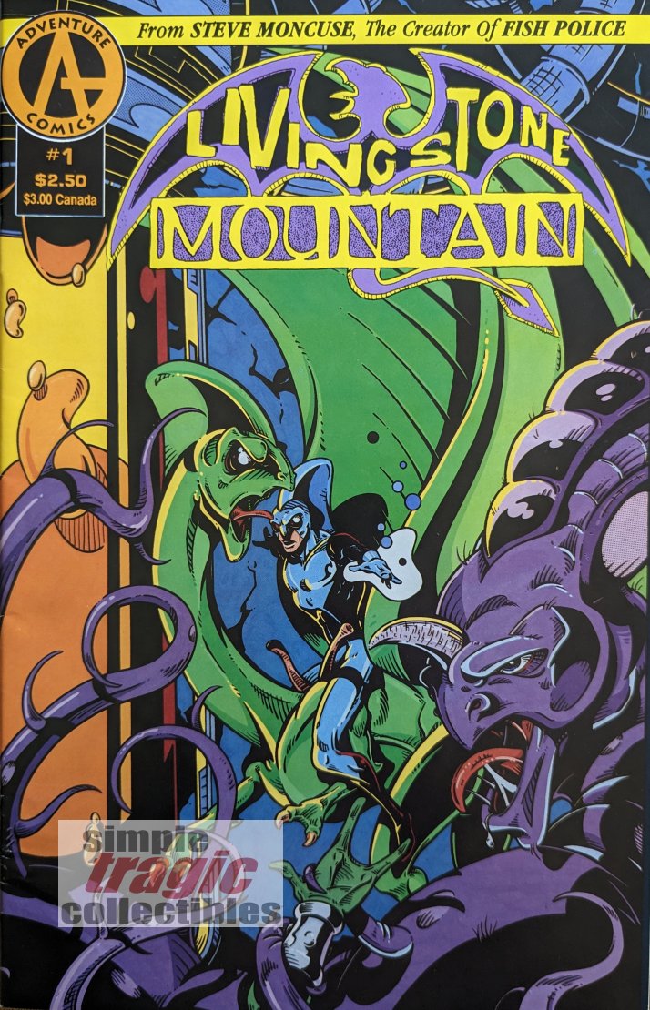 Livingstone Mountain #1 Comic Book Cover Art by Steve Moncuse