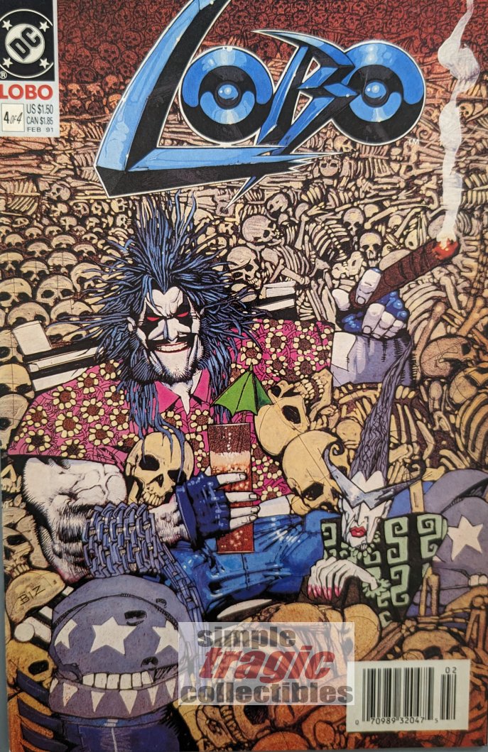 Lobo #4 Comic Book Cover Art by Simon Bisley