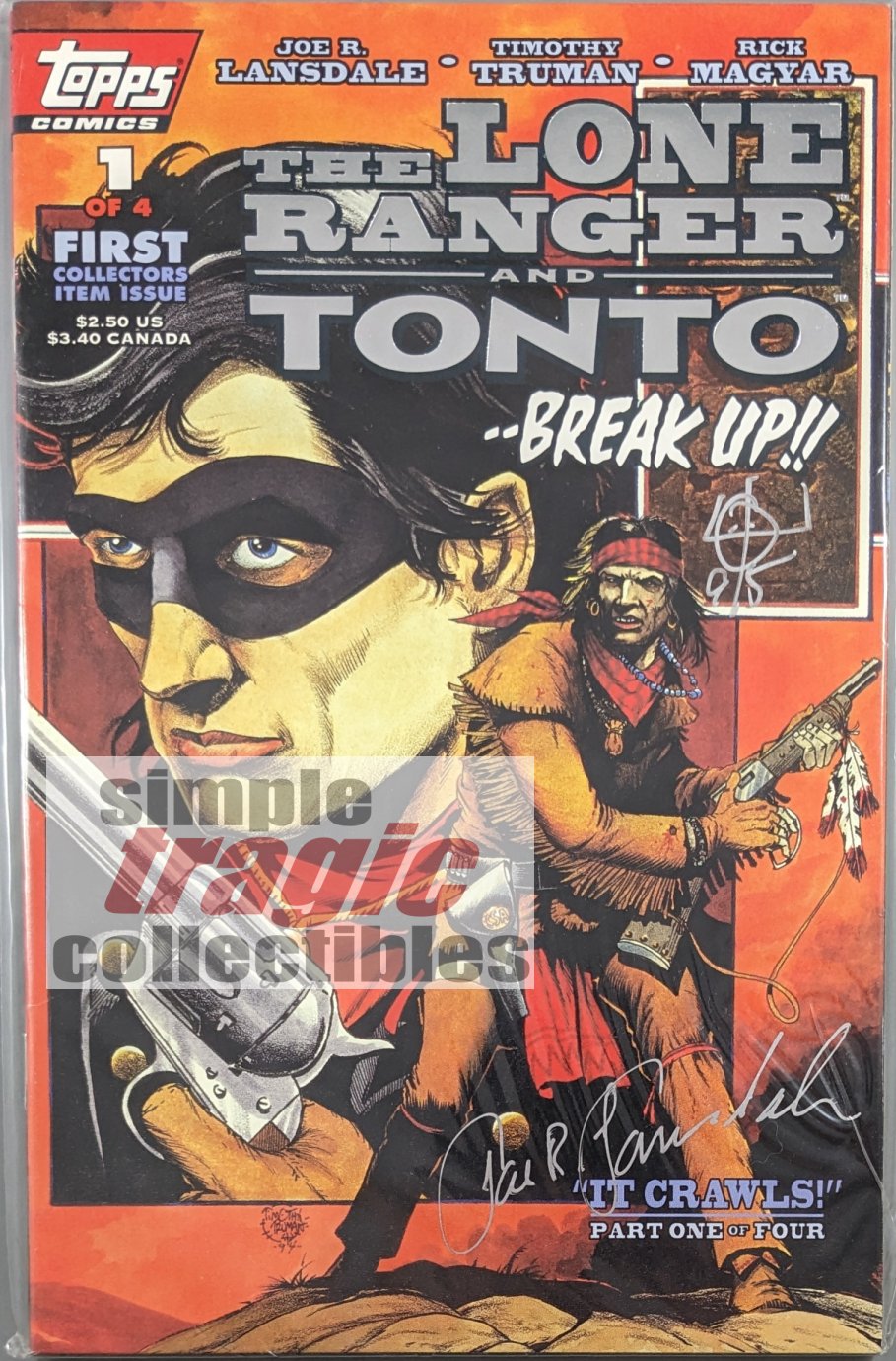 Lone Ranger And Tonto, The (1994) #1-4 Complete Set SIGNED x2