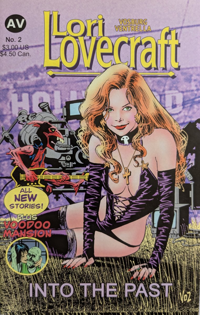 Lori Lovecraft Volume 2: Into The Past #2 Comic Book Cover Art by Mike Vosburg