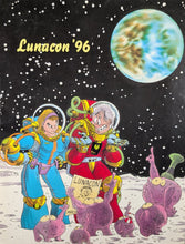 Load image into Gallery viewer, LUNACON 1996 CONVENTION PROGRAM Front Cover Art by Phil Foglio
