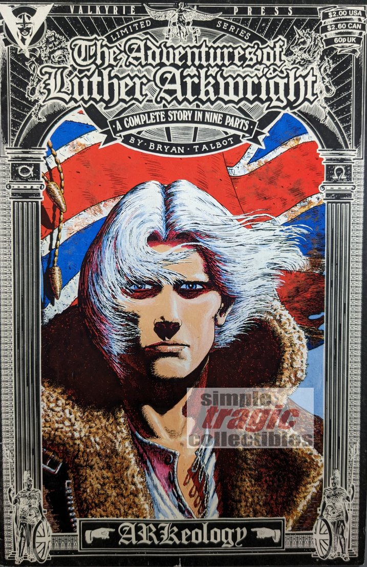 The Adventures Of Luther Arkwright: Arkeology #1 Comic Book Cover Art by Bryan Talbot