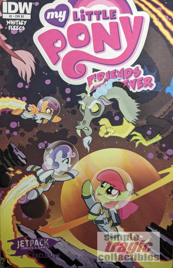 My Little Pony: Friends Forever #2 Comic Book Cover Art by Tony Fleecs