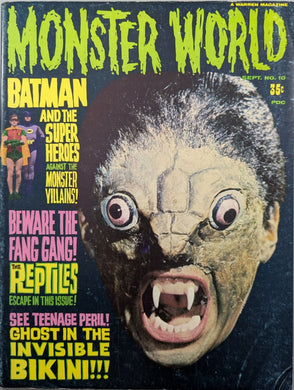 Monster World #10 Magazine Cover Art