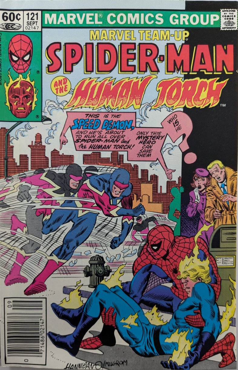 Marvel Team-Up #121 Comic Book Cover Art by Ed Hannigan