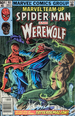 Marvel Team-Up #93 Comic Book Cover Art by Don Perlin
