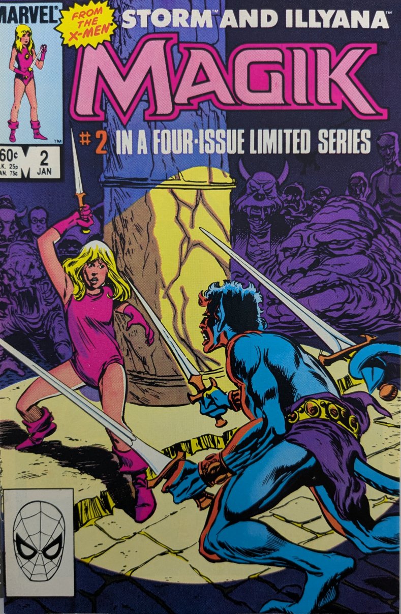 Magik #2 Comic Book Cover Art by Ron Frenz