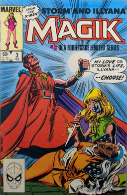 Magik #3 Comic Book Cover Art by Ron Frenz