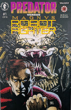 Load image into Gallery viewer, Predator Vs. Magnus Robot Fighter #1 Comic Book Cover Art by Barry Windsor-Smith
