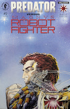 Load image into Gallery viewer, Predator Vs. Magnus Robot Fighter #2 Comic Book Cover Art by Barry Windsor-Smith
