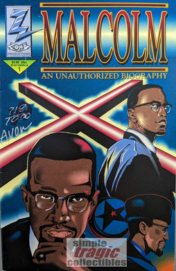 Malcolm X: An Unauthorized Biography #1 Comic Book Cover Art by Michael Avon Oeming