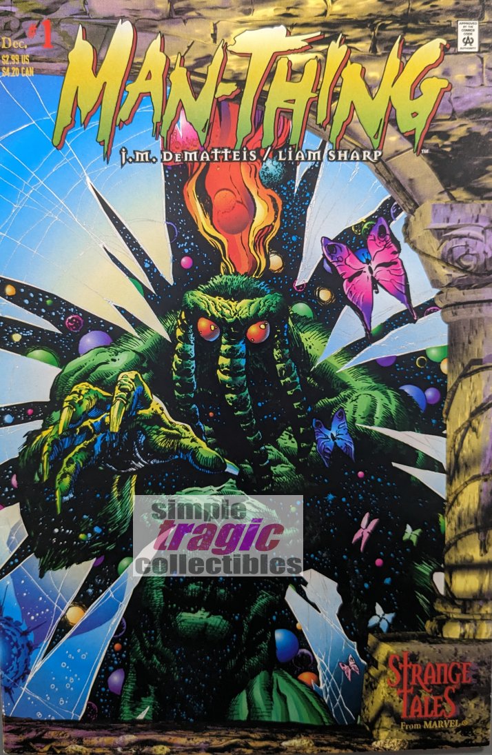 Man-Thing #1 Comic Book Cover Art