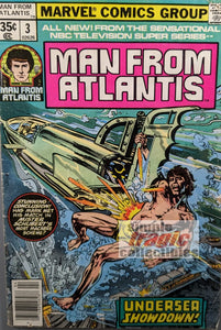 Man From Atlantis #3 Comic Book Cover Art by Alan Weiss
