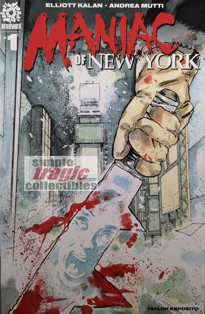 Maniac Of New York #1 Comic Book Cover Art by Andrea Mutti