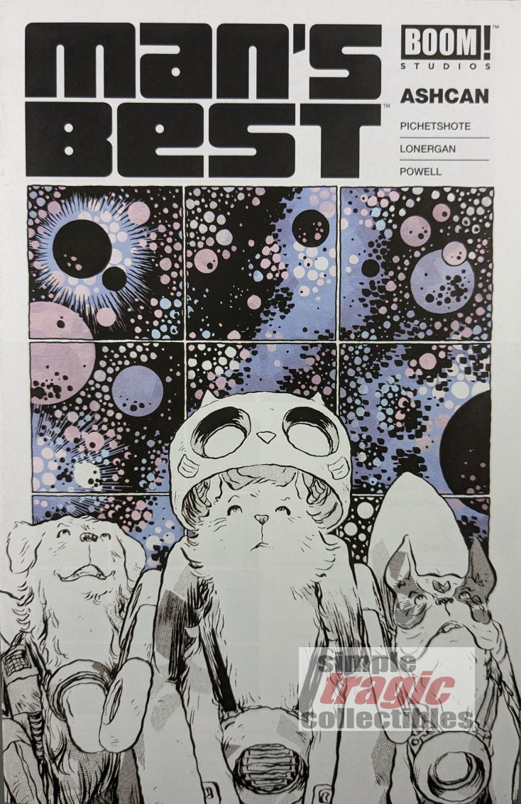 Man's Best Ashcan #1 Comic Book Cover Art by Jesse Lonergan