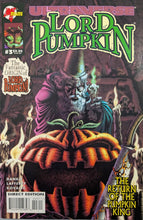 Load image into Gallery viewer, Lord Pumpkin / Necromantra #3 Comic Book Cover Art by Kyle Hotz

