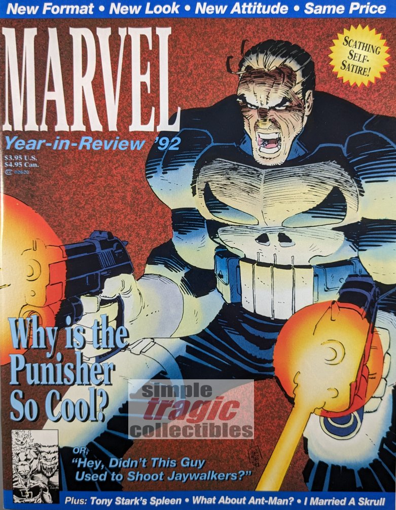Marvel 1992: The Year In Review Magazine Cover Art by John Romita Jr.