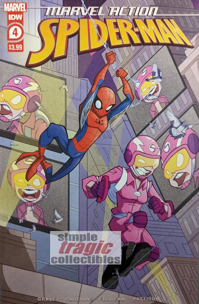 Marvel Action: Spider-Man #4 Comic Book Cover Art