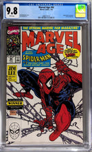 Load image into Gallery viewer, Marvel Age (1983) #90 CGC 9.8 White Pages Front Cover Art
