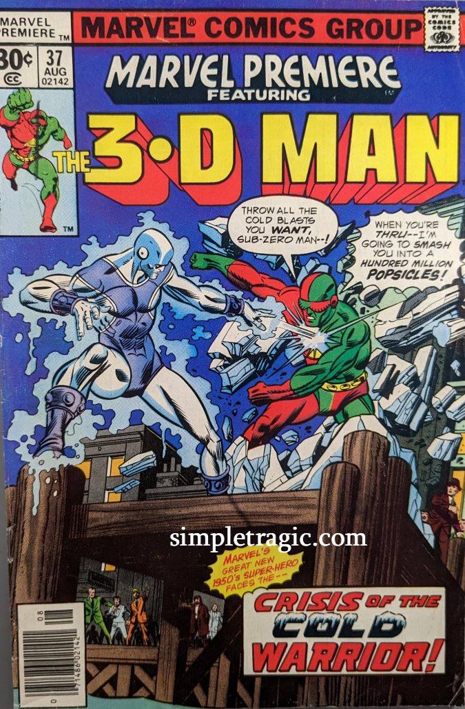 Marvel Premiere #37 Comic Book Cover Art