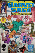 Load image into Gallery viewer, Marvel Saga #1 Comic Book Cover Art by Ron Frenz
